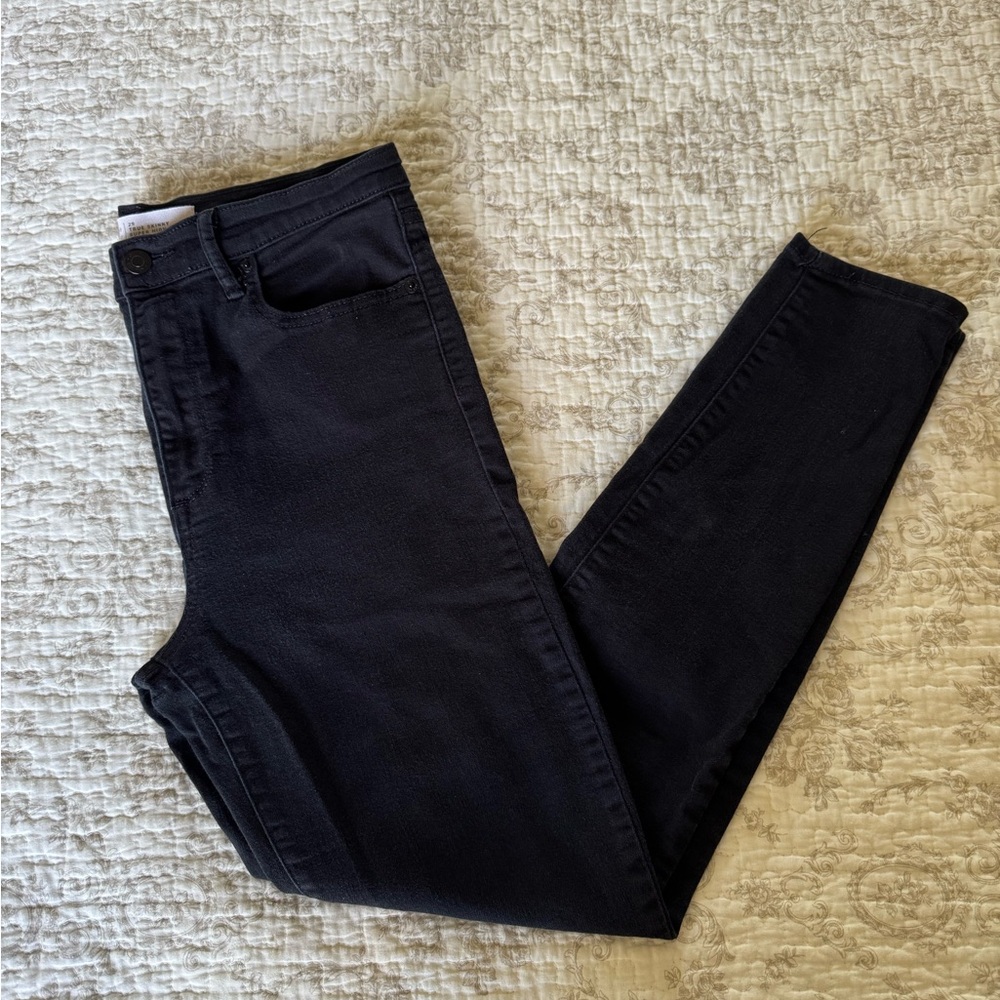 GAP True Skinny Super High Rise Jeans - Black, 29🦋